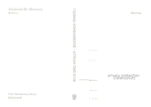 AK / Ansichtskarte Zehdenick Rathaus Aussenansicht Zehdenick