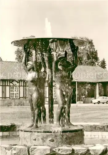 AK / Ansichtskarte Bad_Saarow Pieskow Brunnen Bad_Saarow Pieskow