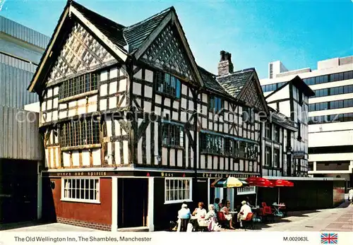 AK / Ansichtskarte Manchester_GB The Old Wellington Inn The Shambles Fachwerkhaus 