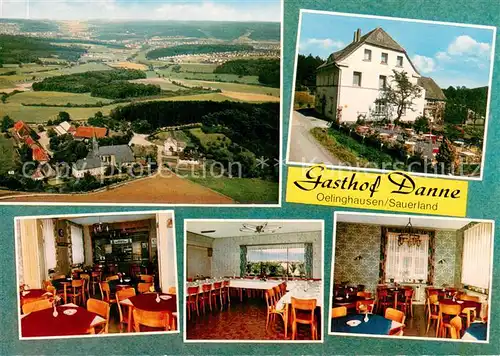 AK / Ansichtskarte Oelinghausen Panorama Gasthof Danne Gastraeume Oelinghausen