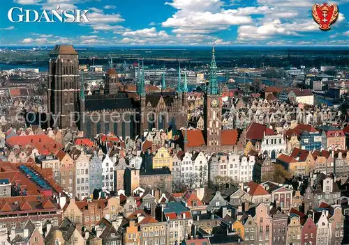 AK / Ansichtskarte Gdansk Stadtpanorama Gdansk