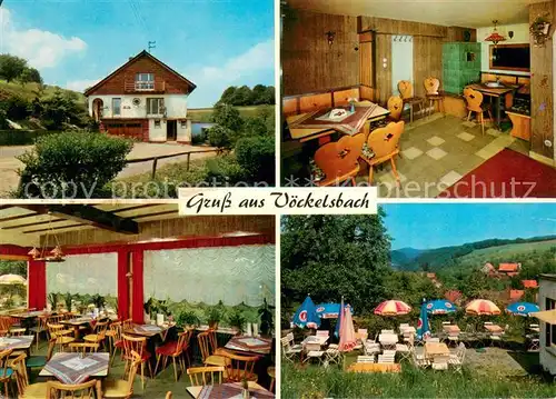 AK / Ansichtskarte Voeckelsbach Bergcafe Odenwaldblick Restaurant Gartenterrasse Voeckelsbach