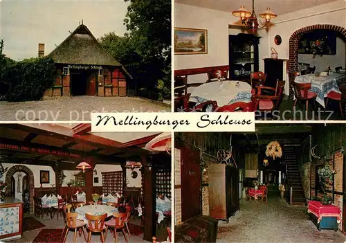 AK / Ansichtskarte Sasel_Hamburg Mellingburger Schleuse Gastraeume Sasel Hamburg