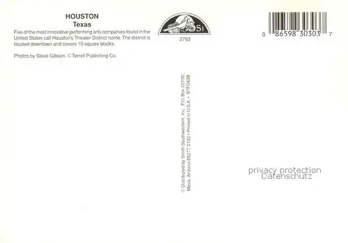 AK / Ansichtskarte Houston_Texas Wortham Center Lyric Center 