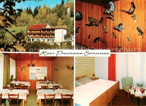 AK / Ansichtskarte Sommerau_Lohberg Haus Panorama Gastraeume Zimmer Sommerau Lohberg