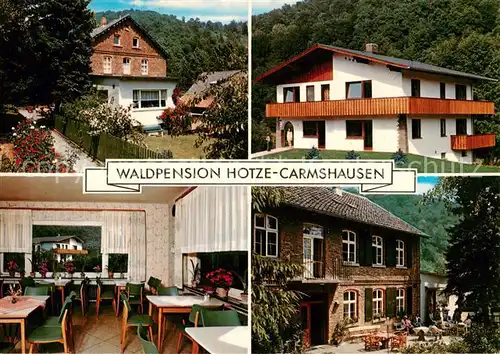 AK / Ansichtskarte Witzenhausen Waldpension Hotze Carmshausen Gaststube Witzenhausen