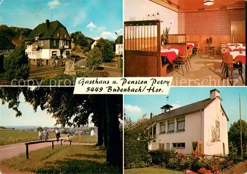 AK / Ansichtskarte Budenbach Gasthaus Pension Petry Gaststube Spazierweg Budenbach