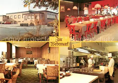 AK / Ansichtskarte Wedemark Restaurant Zur Wedemark Gastraeume Kueche Wedemark