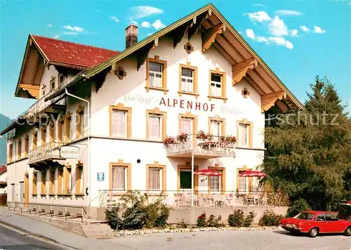 AK / Ansichtskarte Weissbach_Pfronten Gasthof Alpenhof Pension Weissbach Pfronten