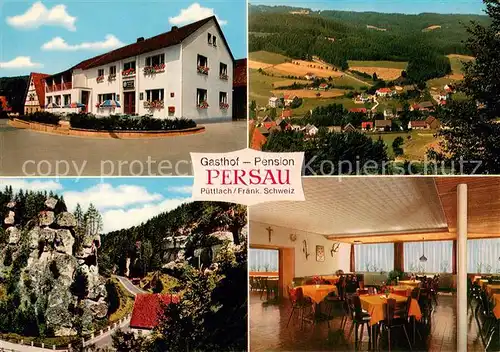 AK / Ansichtskarte Puettlach Gasthof Pension Persau Panorama Felsenformation Gaststube Puettlach