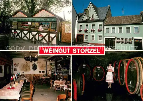AK / Ansichtskarte Ruedesheim_am_Rhein Weingut Stoerzel Wein Probierstand Gaststube Weinkeller 