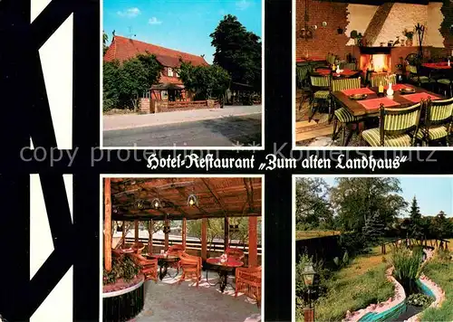 AK / Ansichtskarte Deutsch_Evern Hotel Restaurant Zum alten Landhaus Gastraeume Park 