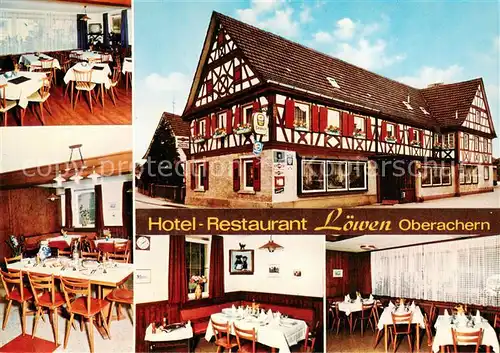 AK / Ansichtskarte Oberachern Hotel Restaurant Loewen Panorama Oberachern