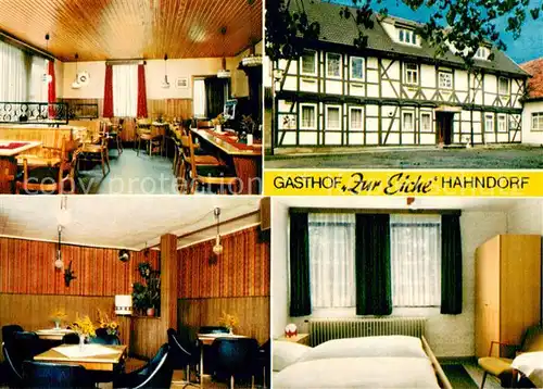 AK / Ansichtskarte Hahndorf Gasthof Zur Eiche Gastraeume Zimmer Hahndorf