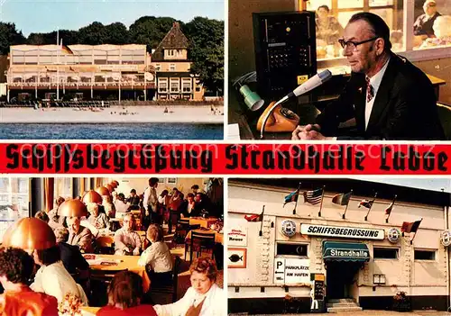 AK / Ansichtskarte Laboe Schiffsbegruessung Strandhalle Laboe Details Laboe