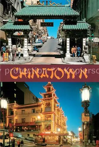 AK / Ansichtskarte San_Francisco_California Chinatown 