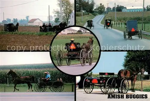 AK / Ansichtskarte Intercourse_PA Amish Buggies Horse drawn carriages 