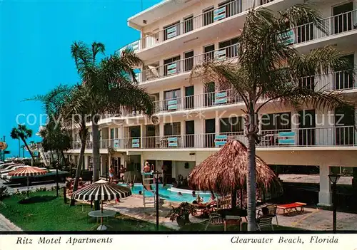 AK / Ansichtskarte Clearwater_Beach Ritz Motel Apartments Swimming Pool 