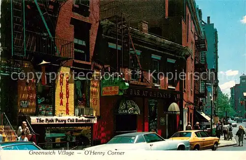 AK / Ansichtskarte Greenwich_Village_New_York O Henry Corner Greenwich_Village