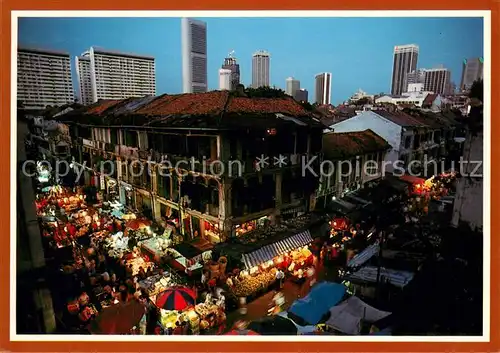AK / Ansichtskarte Singapore New and old architecture as seen from Chinatown Singapore