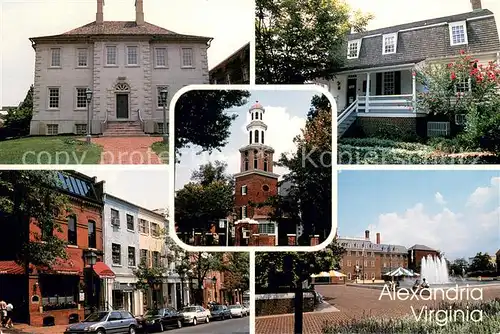 AK / Ansichtskarte Alexandria_Virginia Partial views 