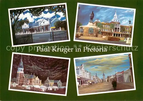 AK / Ansichtskarte Pretoria Paul Kruger Museum Oil paintings Kuenstlerkarte Pretoria