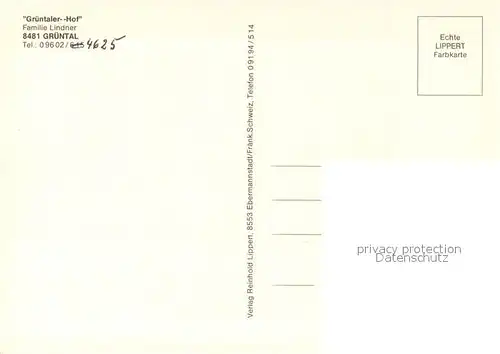 AK / Ansichtskarte Gruntal Panorama Gruentaler Hof Kirche 