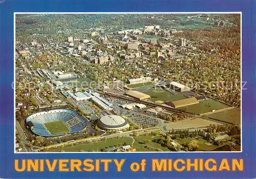 AK / Ansichtskarte Ann_Arbor University of Michigan Air view 