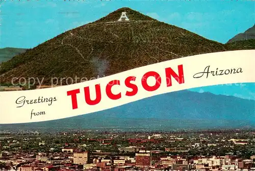 AK / Ansichtskarte Tucson Aerial view Tucson