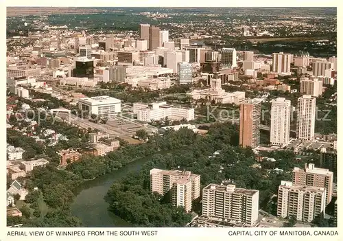 AK / Ansichtskarte Winnipeg Aerial view Winnipeg