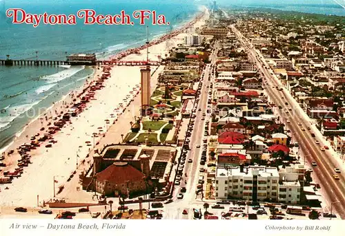 AK / Ansichtskarte Daytona_Beach_Florida Aerial view 