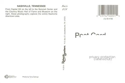 AK / Ansichtskarte Nashville_Tennessee From Capital Hill to the Sommet Center and the Country Music Hall of Fame and Museum 