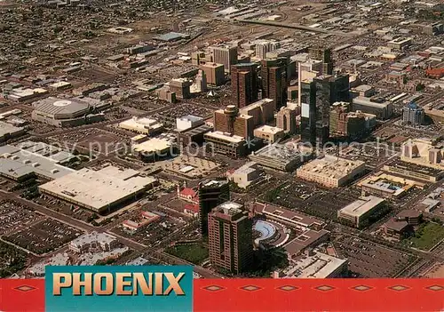 AK / Ansichtskarte Phoenix_Arizona Aerial view Phoenix Arizona