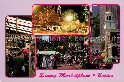 AK / Ansichtskarte Boston_Massachusetts Quincy Marketplace Details 