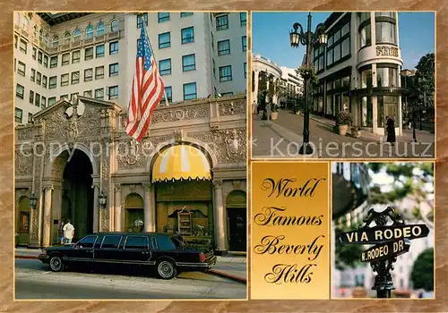 AK / Ansichtskarte Beverly_Hills_California Hotels Restaurants and upper bracket department stores 