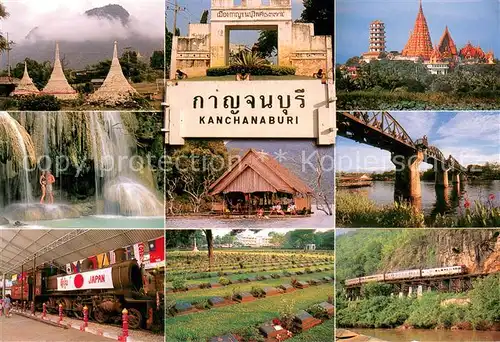 AK / Ansichtskarte Kanchanaburi_Thailand Teilansichten 