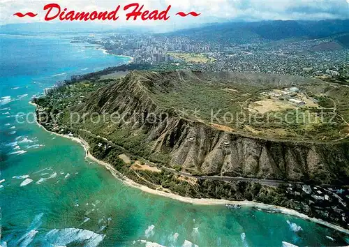 AK / Ansichtskarte Honolulu Diamond Head Crater Air Traffic Control Center aerial view 