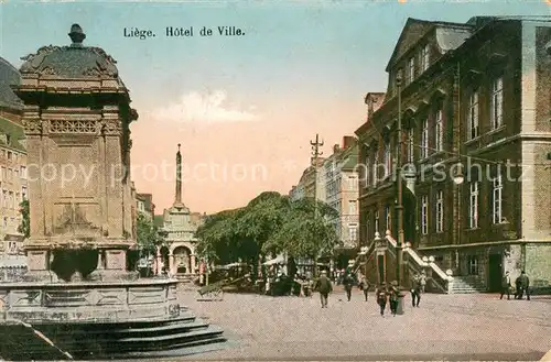 AK / Ansichtskarte Liege_Luettich Hotel de Ville Rathaus Liege Luettich