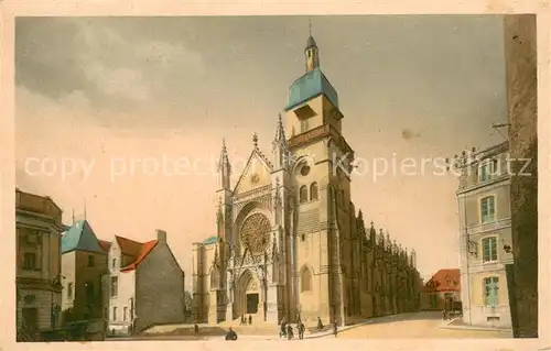 AK / Ansichtskarte Fougeres_35 Eglise Saint Leonard 