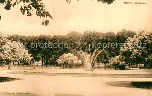 AK / Ansichtskarte Metz_Moselle Esplanade Metz_Moselle
