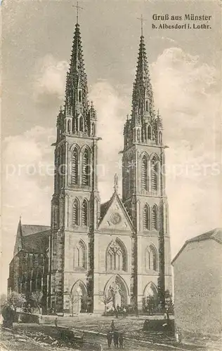 AK / Ansichtskarte Muenster_Haut_Rhin_Elsass Eglise Kirche Muenster_Haut_Rhin_Elsass