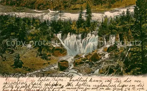 AK / Ansichtskarte Lenk_Simmental Landschaftspanorama Siebenbrunnen Quelle der Simme Lenk Simmental