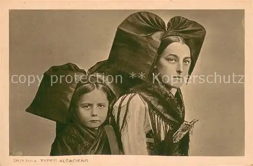 AK / Ansichtskarte Mulhouse_Muehlhausen Types Alsaciens Costumes Mulhouse Muehlhausen