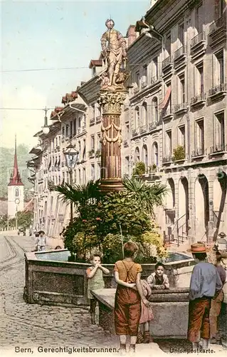 AK / Ansichtskarte Bern_BE Gerechtigkeitsbrunnen Bern_BE