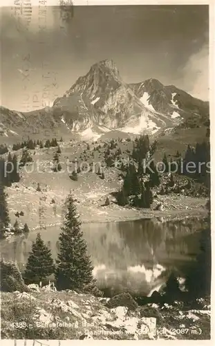 AK / Ansichtskarte Gantrisch_2087m_BE Schwefelberg Bad Gantrischseeli Bergsee Berner Alpen 