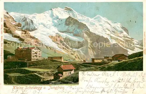 AK / Ansichtskarte Kleine_Scheidegg_Interlaken Berghotel Jungfrau Berner Alpen Kleine_Scheidegg