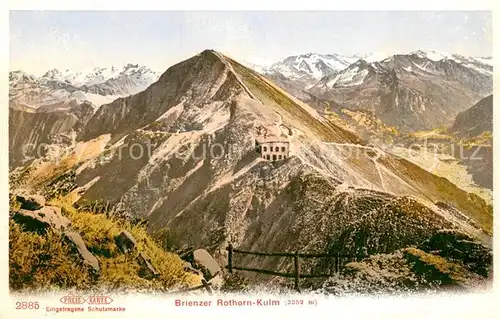 AK / Ansichtskarte Brienz_BE Brienzer Rothorn Kulm Alpenpanorama Brienz_BE