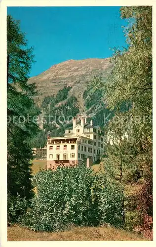 AK / Ansichtskarte Pontresina Hotel Albris Konditorei Cafe Kochendoerfer Pontresina