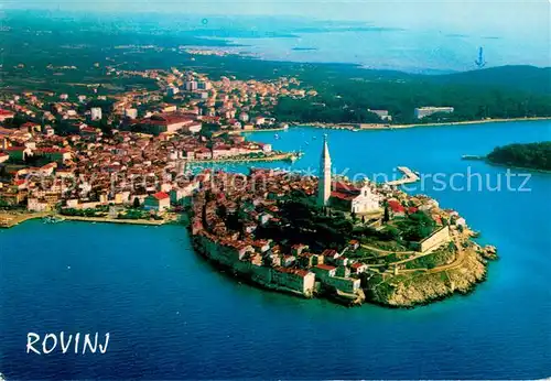 AK / Ansichtskarte Rovinj_Rovigno_Istrien Fliegeraufnahme 