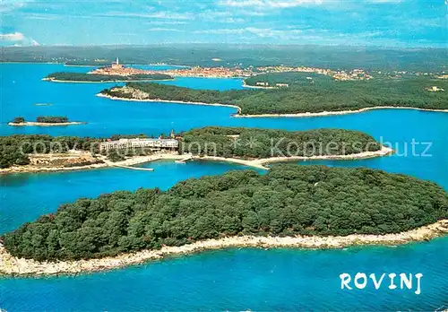 AK / Ansichtskarte Rovinj_Rovigno_Istrien Fliegeraufnahme 